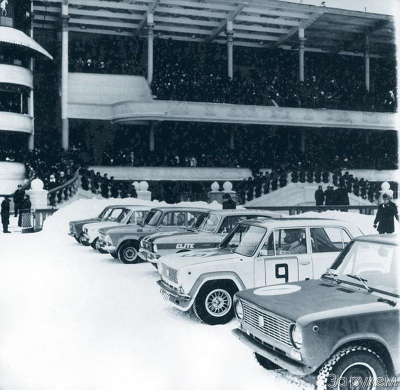 Illustration for article titled Yes, There Was Plenty Of Paint-Tradin' Race Action Behind The Iron Curtain